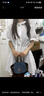 斤慕波點(diǎn)條紋短袖襯衫連衣裙子女學(xué)院風(fēng)拼接甜美收腰顯瘦百搭2025新款 藍白條紋連衣短裙 M 曬單實(shí)拍圖
