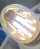 歐普源興滿天星LED蠟燭燈泡e14小螺口尖泡5W7W9W拉尾水晶吊燈光源節(jié)能燈 E14小螺口金色尖泡 12瓦【護(hù)眼無頻閃款】 白色 曬單實(shí)拍圖