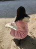 韓惠芷小清新學(xué)院風(fēng)外套棒球服女2025秋季寬松百搭學(xué)生情侶夾克上衣外套 A17粉色 L 【建議100-125斤】 曬單實(shí)拍圖