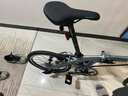 大行（DAHON）P10折疊自行車(chē)20英寸10速鋁合金成人通勤V剎 PAA003 消光灰藍 曬單實(shí)拍圖