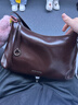 Amazing Song乙頌【陳都靈同款女包】甜甜圈HOBO小號輕奢大牌包牛皮單肩斜挎包 曬單實(shí)拍圖