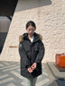 波司登反季羽絨服極寒鵝絨女士冬加厚連帽短款大毛領商場同款外套 曬單實拍圖