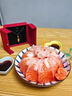 刺身北極甜蝦特大號去頭去殼鳳尾甜蝦即食刺身壽司日料生鮮 【75克/30尾/盒】*4盒+芥末醬油 曬單實(shí)拍圖