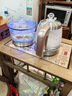 開品 全自動底部上水感應(yīng)續(xù)水燒水壺 家用辦公電茶爐燒水消毒電熱水壺 嵌入式玻璃燒水壺茶桌一體套裝 1L 香檳金 20X37CM 燒水煮杯 桶水款 曬單實(shí)拍圖