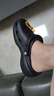 卡駱馳（crocs）女鞋厚底云朵洞洞鞋戶外休閑時尚一腳蹬沙灘鞋 206750-001 36-37 曬單實拍圖