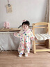 班喜迪嬰兒衣服秋裝男女寶寶連體衣嬰幼兒加絨哈衣爬服春秋季洋氣外出服 米色 90cm 曬單實(shí)拍圖
