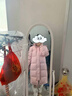 東北哈爾濱旅游防寒保暖鵝絨羽絨服男女士長(zhǎng)款加厚中長(zhǎng)羽絨衣外套 柔霧粉白鵝絨 男女同款 M 充線量300克110斤-125斤 曬單實(shí)拍圖