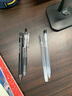 無印良品（MUJI） 凝膠中性墨水圓珠筆6支裝 筆帽式 ZE0S205 學(xué)生文具 黑色 0.5mm 曬單實拍圖