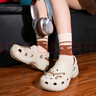 【95成新】卡駱馳（crocs）女鞋厚底云朵洞洞鞋戶(hù)外休閑時(shí)尚一腳蹬沙灘鞋 206750-2Y2 36-37 曬單實(shí)拍圖