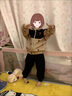 G.DUCKKIDS小黃鴨男童加絨套裝秋冬裝0一3歲嬰兒衣服5男小童寶寶加厚兩件套 白色 80 尺碼6-12月【75-85cm】 曬單實(shí)拍圖