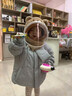 甜苗苗兒童帽子秋冬季可愛(ài)男女童圍脖一體護(hù)耳帽套頭加厚保暖寶寶防風(fēng)帽 兒童一體防風(fēng)面罩帽【卡其色小熊】面罩可拆卸 均碼【適合3-12歲】防風(fēng)抗寒/加絨保暖 曬單實(shí)拍圖