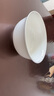 瓷秀源純白唐山骨瓷碗家用套裝微波爐米飯碗面碗粥碗防燙吃飯餐具陶瓷碗 4.5英寸金鐘碗10個(gè) 曬單實(shí)拍圖