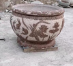伯爾納石雕魚(yú)缸花盆花崗巖門(mén)海石頭水缸庭院石缸養魚(yú)戶(hù)外石材荷花缸擺件 花崗巖-梅蘭竹菊款直徑60cm 曬單實(shí)拍圖