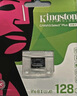 金士頓（Kingston）128GB TF（MicroSD） 存儲卡 U1 A1 V10 內存卡 讀100MB/s 適配運動(dòng)相機/switch/監控 曬單實(shí)拍圖
