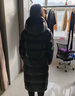 高梵黑金鵝絨服先鋒4.0八格新款男女情侶冬裝長(cháng)款東方簡(jiǎn)奢風(fēng)羽絨服 黑色 L 曬單實(shí)拍圖