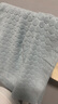 無印良品A類純棉床上三件套學(xué)生宿舍 0.9米床笠被套150*200cm淺藍灰 曬單實拍圖