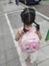 滕閣廂兒童書(shū)包幼兒園卡通女童背包寶寶雙肩包出游可愛(ài)輕便防走失小背包 聰明兔大號（2-3歲） 曬單實(shí)拍圖