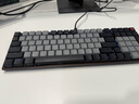 CHERRY櫻桃KW550MX-LP矮軸鍵盤機械有線/藍牙無線雙模辦公游戲電競鍵盤MAC簡輕薄輕音炫目邊框 黑色紅軸 曬單實拍圖