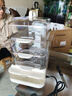 蘇泊爾電蒸鍋25L三層大容量家用多功能電鍋蒸魚多用途蒸鍋2100W猛火速蒸全透明視窗不銹鋼蒸片外置加水 25L 4升大水箱 曬單實拍圖