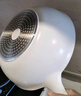 京東京造 炒鍋 不粘炒菜家用電磁爐好鍋陶瓷【有鈦健康】30cm奶油白 曬單實(shí)拍圖