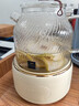 World Kitchen康寧養生壺全玻璃恒溫壺煮茶壺煮茶器1L辦公室家用花茶壺燒水壺電熱水壺（升級茶漏款+全玻璃蓋） 曬單實(shí)拍圖