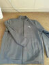 安踏（ANTA）衛衣開(kāi)衫立領(lǐng)運動(dòng)外套男款秋冬季新款加絨加厚服男士休閑上衣夾克 【常規款】7706-3蒙塵灰 L 曬單實(shí)拍圖