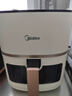 美的（Midea）炎烤空氣炸鍋上下雙熱源 免翻面可視大視窗 家用實用大容量5.3L 多功能電子觸控 金屬內(nèi)腔 KZC5394 曬單實拍圖