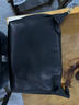 CavlslKcat斜挎包男軟皮男包慵懶設計簡(jiǎn)約單肩包大容量餃子包女時(shí)尚休閑背包 黑色 12-13寸平板 曬單實(shí)拍圖