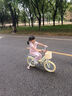 永久（FOREVER）永久兒童自行車(chē)永久自行車(chē)兒童 自行車(chē)3-6歲折疊自行車(chē)兒童單車(chē) 標配黃|輻條輪+折疊+輔助輪+禮包 14寸|身高95-120cm 曬單實(shí)拍圖