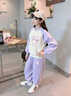 KUROMI酷洛米女童套裝秋季彩點(diǎn)洋氣衛(wèi)衣長(zhǎng)褲2025新款兒童上衣休閑褲秋裝 紫 炫彩酷洛米_蕾絲酷洛米小X 130 曬單實(shí)拍圖
