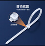 山澤尼龍扎帶自鎖式 2.5*100mm 小號電腦裝機 園藝理線(xiàn)帶束線(xiàn)帶綁扎帶 白50根/包ZD-68 曬單實(shí)拍圖