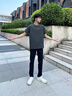 丨利郎丨利郎2025新款純棉休閑褲男士修身直筒彈力潮流簡(jiǎn)約時(shí)尚秋冬長(zhǎng)褲子 3329黑色 厚款 綿軟舒適 40 適合腰圍3尺 曬單實(shí)拍圖