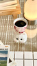 CONGSTUDIO限定手作可愛貓咪手工陶瓷杯酒杯咖啡杯創(chuàng)意卡通少女生日禮物 蝴蝶結(jié)「波比」 曬單實(shí)拍圖