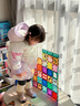 紐奇（Nukied）兒童玩具彩窗磁力片磁力積木2-6歲男女孩軌道車生日禮盒禮物 多巴胺純磁101片【車*1+收納箱】 曬單實拍圖