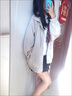 迪伽達(dá)美式潮牌簡約原宿風(fēng)翻領(lǐng)夾克男女oversize休閑情侶百搭外套男 SSQFS-651杏色 XL 曬單實拍圖