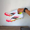 阿迪達斯 （adidas）F50PRO舒適TF（膠質(zhì)碎釘）PU防滑耐磨足球鞋男女同款白紅色 白紅色 42 (2/3) 曬單實(shí)拍圖