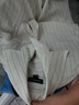 UR2025秋季新款女裝休閑撞色條紋長(cháng)袖開(kāi)襟襯衫UWM250099 米白條紋 S 曬單實(shí)拍圖