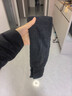 浪莎（LangSha）品牌秋冬季保暖護膝蓋襪子男女同款加長(cháng)防滑關(guān)節加厚護腿護膝襪子 黑色[加厚保暖] 1雙 2XL [建議體重140-160斤] 曬單實(shí)拍圖