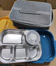 美廚（maxcook）304不銹鋼飯盒微波爐飯盒4格保溫學(xué)生飯盒配餐具1.6L隨機(jī)MCFT5548 曬單實(shí)拍圖
