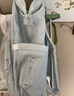 babycare媽咪包多功能母嬰外出輕便包雙肩背包媽媽包 星灰綠云朵大號 曬單實(shí)拍圖