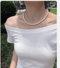 伊燦正圓施家仿珍珠項(xiàng)鏈女輕奢小眾高級感鎖骨鏈2025新款爆款氣質(zhì)頸鏈 正圓施家大珍珠項(xiàng)鏈10mm主圖款 曬單實(shí)拍圖