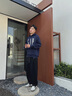 Gap男女裝2025秋季新款logo印花抓絨寬松套頭連帽衫衛(wèi)衣786923 海軍藍(lán) XL (180/100A) 亞洲尺碼 曬單實(shí)拍圖