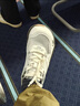 美國馬球協(xié)會(huì )（U.S.POLO ASSN.）休閑網(wǎng)面鞋男2025新款男鞋秋季透氣運動(dòng)鞋軟底舒適輕便休閑鞋子男 米白【輕量回彈+透氣通風(fēng)】 41 運動(dòng)鞋碼- 曬單實(shí)拍圖