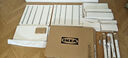 宜家（IKEA）ALEX阿來斯辦公室儲(chǔ)物柜邊角柜收納柜閣樓斗柜梳妝臺(tái)抽屜柜 白色 曬單實(shí)拍圖