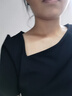尚都比拉立體壓褶斜領(lǐng)短袖開(kāi)叉連衣裙女夏季職場(chǎng)顯瘦直筒裙氣質(zhì)減齡中長(cháng)裙 曬單實(shí)拍圖