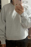 lululemon丨Scuba 女士超寬松款套頭衛(wèi)衣 *徽標(biāo)款 LW3IS4S 雜色超淺灰 M /L 曬單實(shí)拍圖