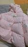 巴拉巴拉嬰兒羽絨服男童冬季女童短款外套花朵造型2024甜美萌208424107233 曬單實(shí)拍圖