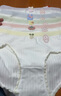 FitonTon5條裝內(nèi)褲女純棉10A抑菌女士?jī)?nèi)褲中腰可愛少女初中生青春期三角褲 曬單實(shí)拍圖