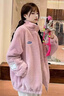 JAVC女裝2025年新款冬季新款韓系年輕仿皮草加厚加絨大衣棉服大衣外套 粉色 M 建議100-120 曬單實拍圖