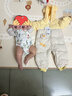 巴拉巴拉童裝嬰兒羽絨服連體衣寶寶2025新款冬裝加厚保暖哈衣爬服萌趣造型 咖色小鴨子-白鴨絨 90 cm-充絨量93g 曬單實拍圖